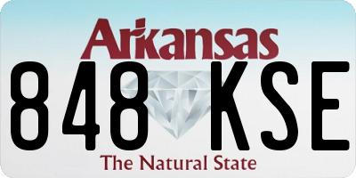 AR license plate 848KSE