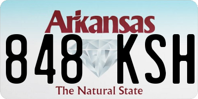 AR license plate 848KSH