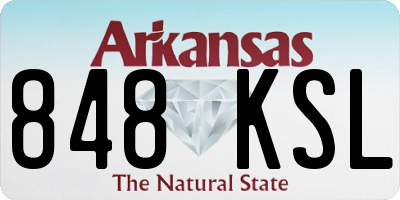 AR license plate 848KSL