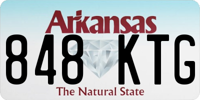 AR license plate 848KTG