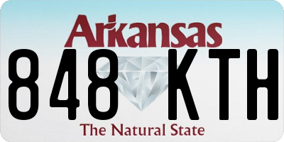 AR license plate 848KTH