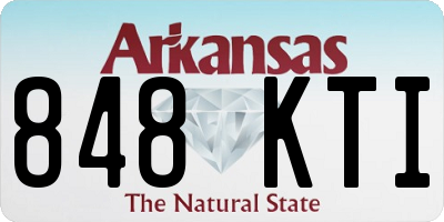AR license plate 848KTI