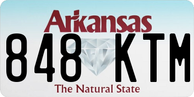 AR license plate 848KTM
