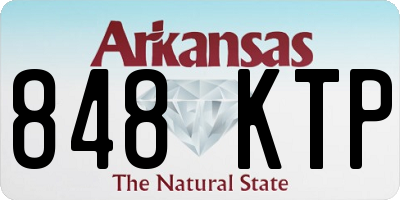 AR license plate 848KTP