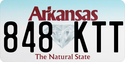 AR license plate 848KTT