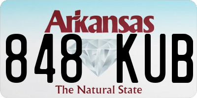 AR license plate 848KUB
