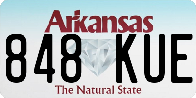 AR license plate 848KUE
