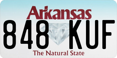 AR license plate 848KUF