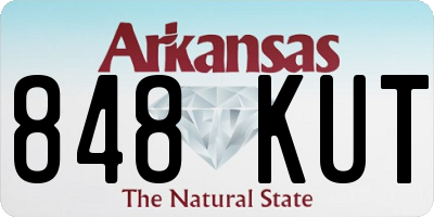 AR license plate 848KUT