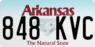 AR license plate 848KVC