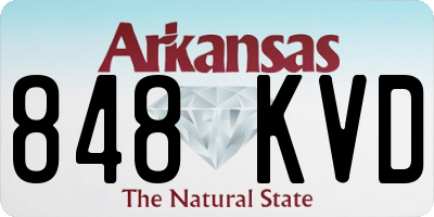 AR license plate 848KVD