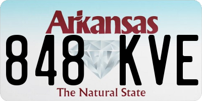 AR license plate 848KVE
