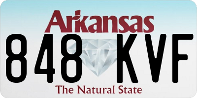 AR license plate 848KVF