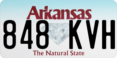 AR license plate 848KVH
