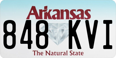 AR license plate 848KVI