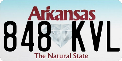 AR license plate 848KVL