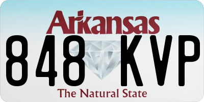 AR license plate 848KVP