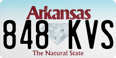 AR license plate 848KVS