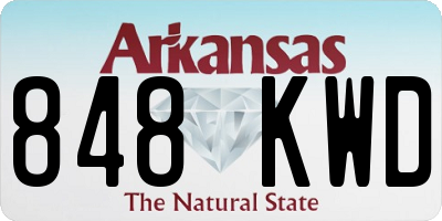 AR license plate 848KWD