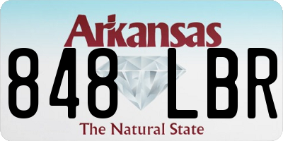 AR license plate 848LBR