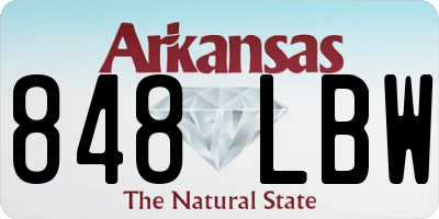 AR license plate 848LBW