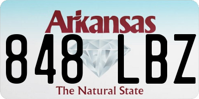 AR license plate 848LBZ