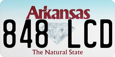 AR license plate 848LCD