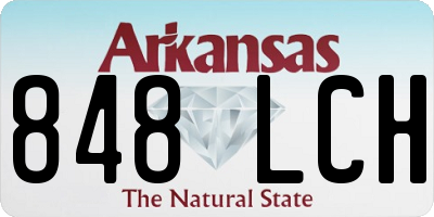 AR license plate 848LCH