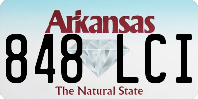 AR license plate 848LCI