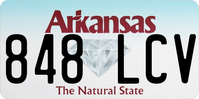 AR license plate 848LCV