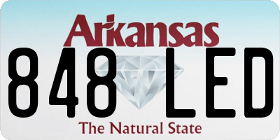 AR license plate 848LED