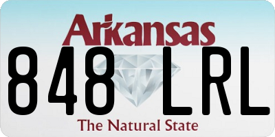 AR license plate 848LRL