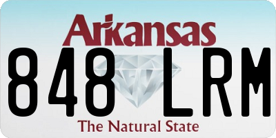 AR license plate 848LRM