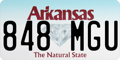 AR license plate 848MGU