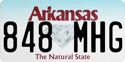 AR license plate 848MHG