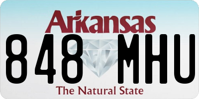 AR license plate 848MHU