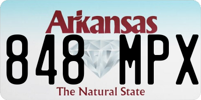 AR license plate 848MPX