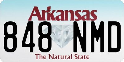AR license plate 848NMD