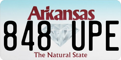 AR license plate 848UPE