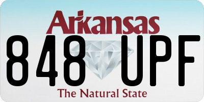 AR license plate 848UPF