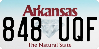 AR license plate 848UQF