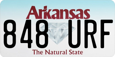 AR license plate 848URF