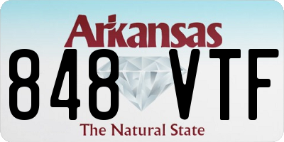 AR license plate 848VTF