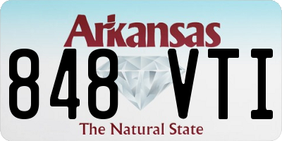AR license plate 848VTI