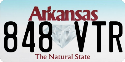 AR license plate 848VTR
