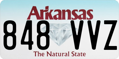 AR license plate 848VVZ