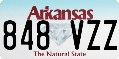 AR license plate 848VZZ