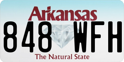 AR license plate 848WFH