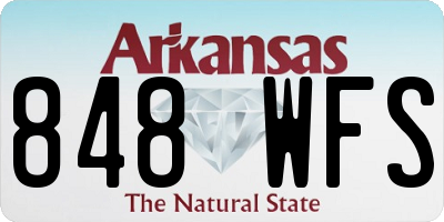 AR license plate 848WFS