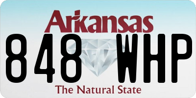 AR license plate 848WHP